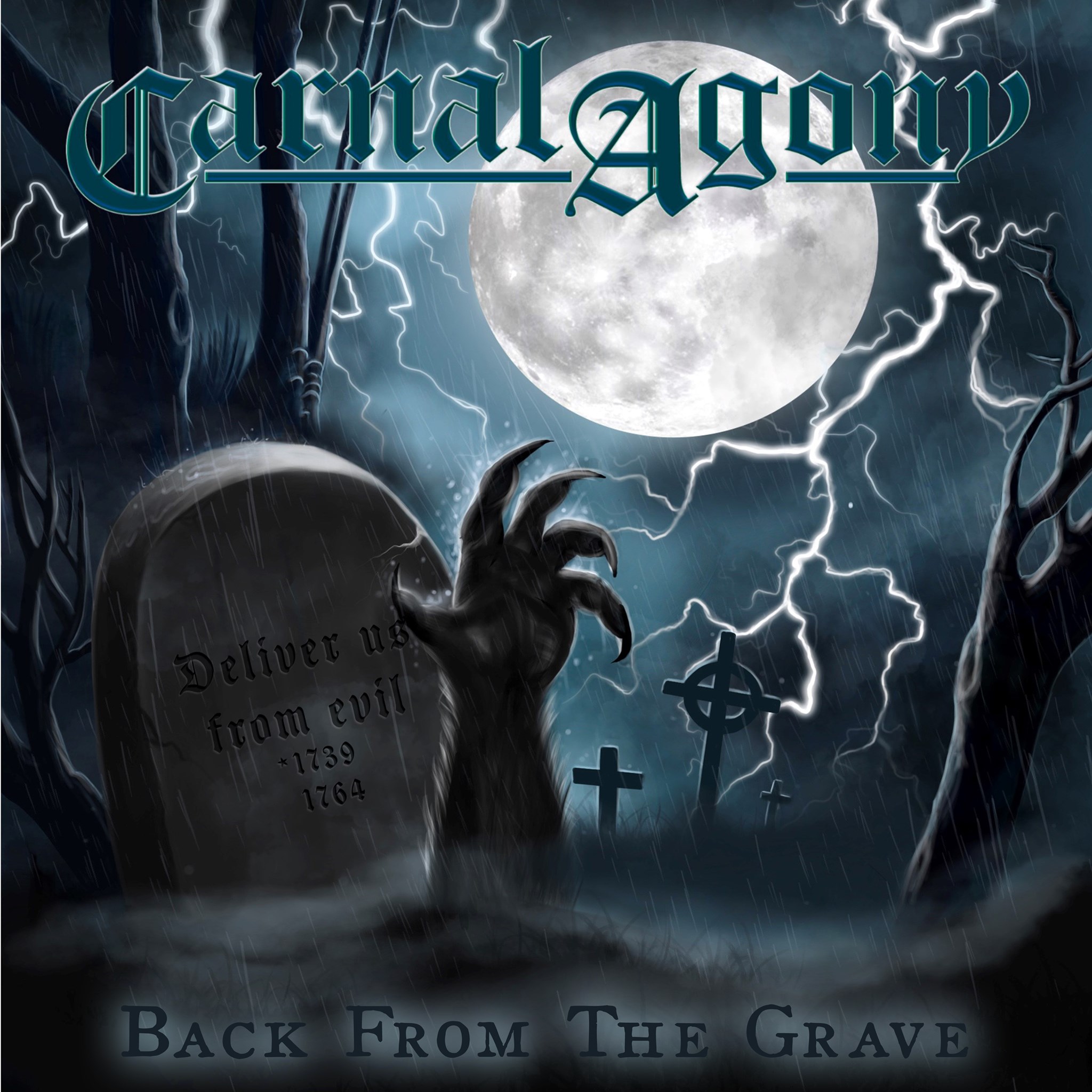 CARNAL AGONY - Back from the Grave cover 