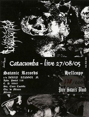 CATACUMBA - Live 27/08/05 cover 