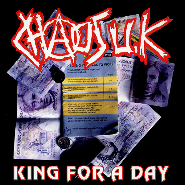 CHAOS U.K. - King For A Day cover 