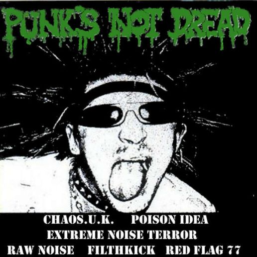 CHAOS U.K. - Punk's Not Dread cover 