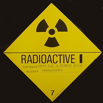 CHAOS U.K. - Radioactive Earslaughter cover 