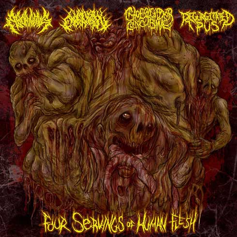 CHEERLEADER CONCUBINE - Four Servings of Human Flesh cover 