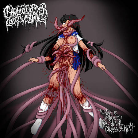 CHEERLEADER CONCUBINE - Tentacle Induced Intestinal Displacement cover 