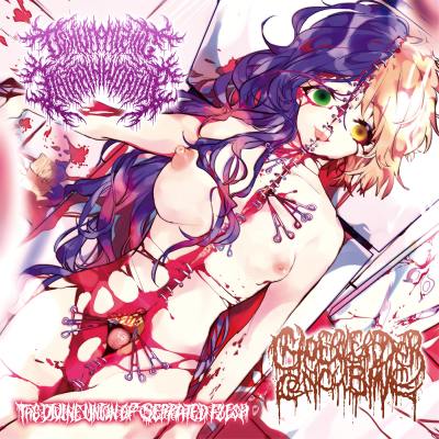 CHEERLEADER CONCUBINE - The Divine Union of Serrated Flesh cover 