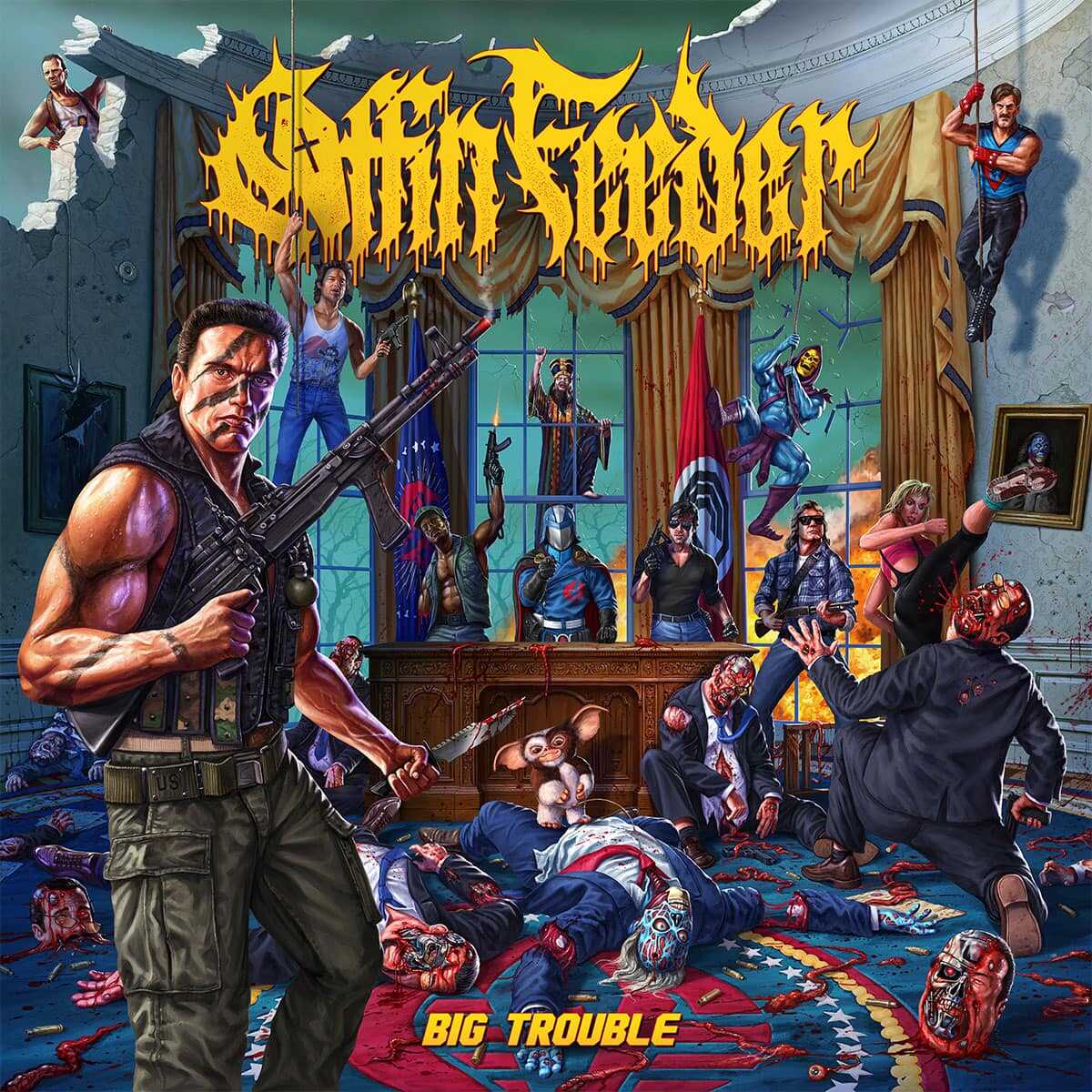 COFFIN FEEDER - Big Trouble cover 