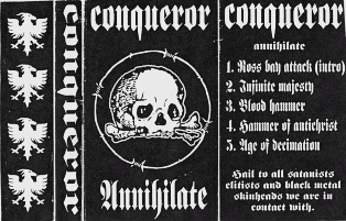 CONQUEROR - Annihilate cover 