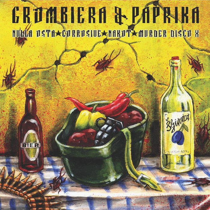 CORROSIVE (BW) - Grombiera & Paprika 4-Way Split cover 