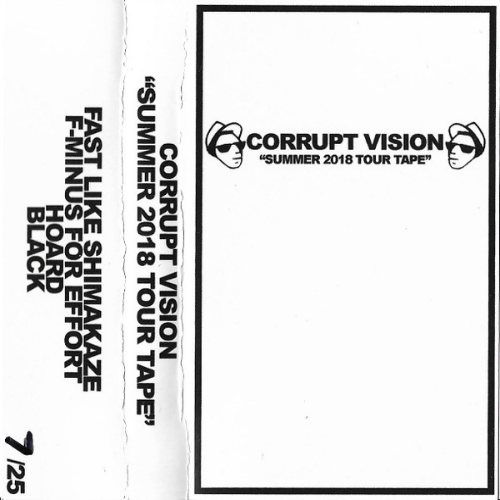 CORRUPT VISION - Summer 2018 Tour Tape cover 