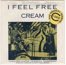 CREAM - I Feel Free / Badge cover 