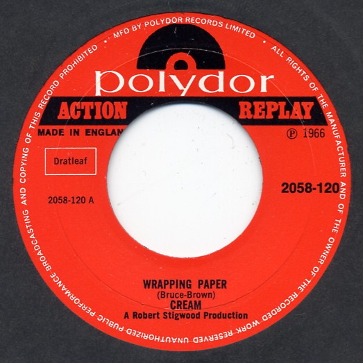CREAM - Wrapping Paper / I Feel Free cover 