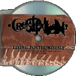 CRESTFALLEN - Living Posthumously cover 
