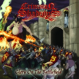 CRIMSON SHADOWS - Glory on the Battlefield cover 