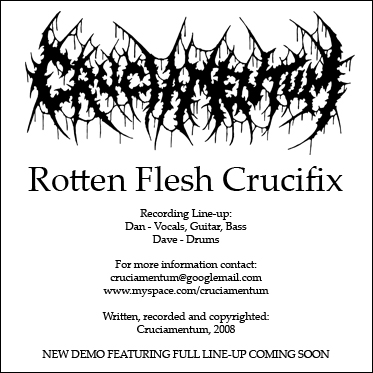 CRUCIAMENTUM - Rotten Flesh Crucifix cover 