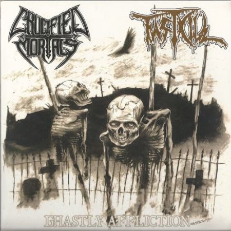 CRUCIFIED MORTALS - Ghastly Affliction cover 