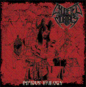 CRUCIFIED MORTALS - Impious Trilogy / Project Trauma cover 