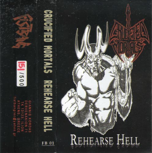 CRUCIFIED MORTALS - Rehearse Hell cover 