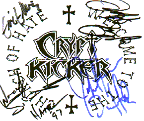 CRYPTKICKER - Welcome to the Church of Hate cover 