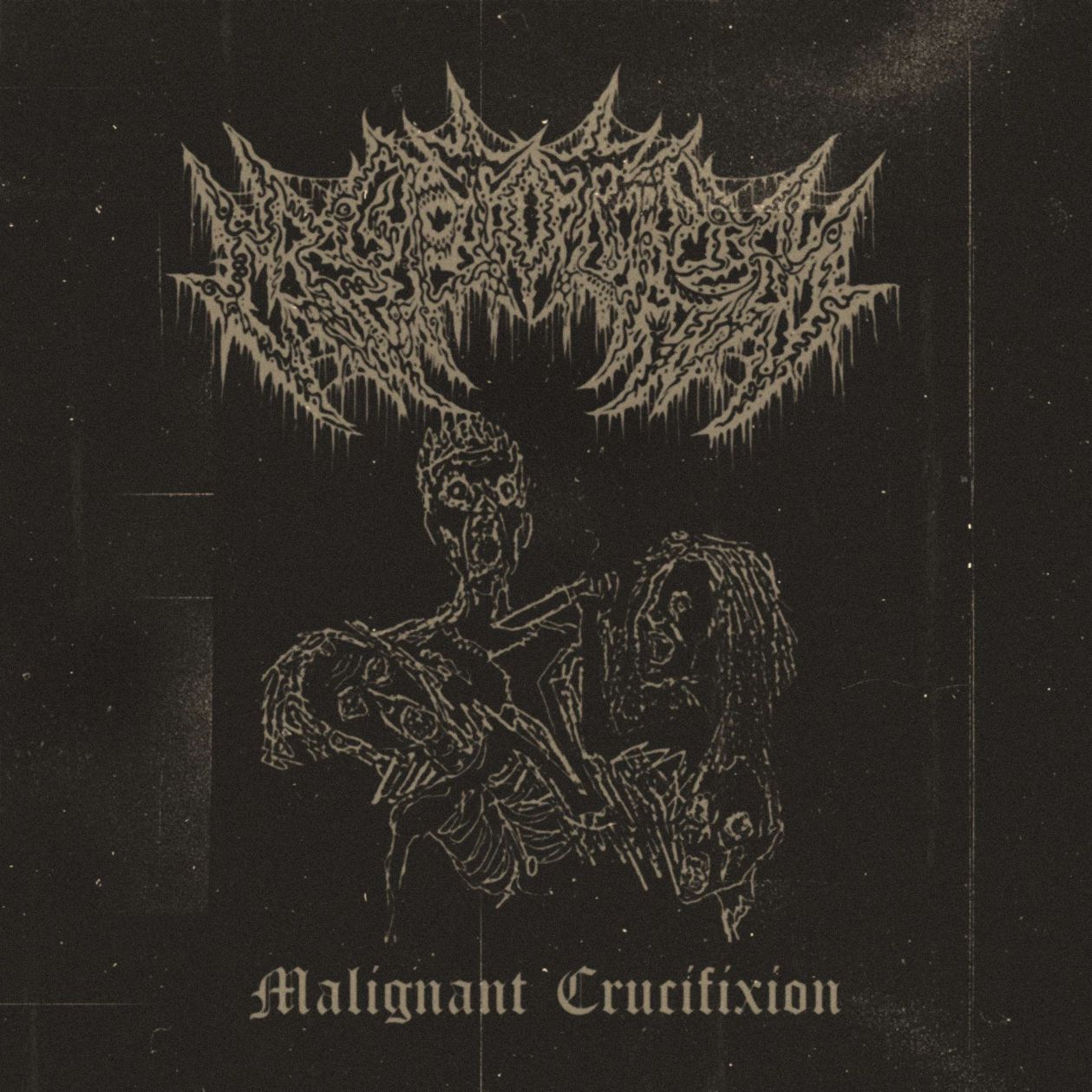 CRYPTORIUM - Malignant Crucifixion cover 