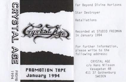 CRYSTAL AGE - Promo '94 cover 