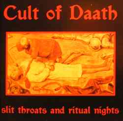 CULT OF DAATH - Slit Throats and Ritual Nights cover 