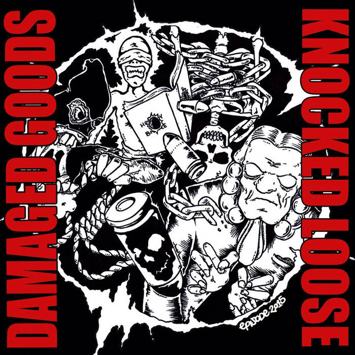 DAMAGED GOODS (KY) - Knocked Loose / Damaged Goods cover 