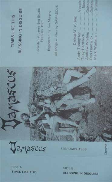 DAMASCUS (UK) - Demo Feb. 1989 cover 