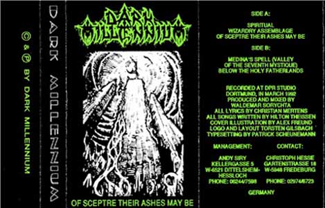 DARK MILLENNIUM - Of Spectre Their Ashes May Be cover 