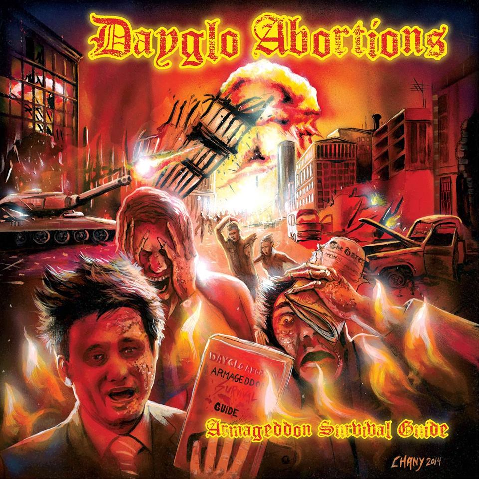 DAYGLO ABORTIONS - Armageddon Survival Guide cover 