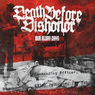 DEATH BEFORE DISHONOR (MA) - Our Glory Days cover 