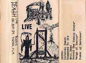 DEATH - Infernal Live (Live tape #5) cover 
