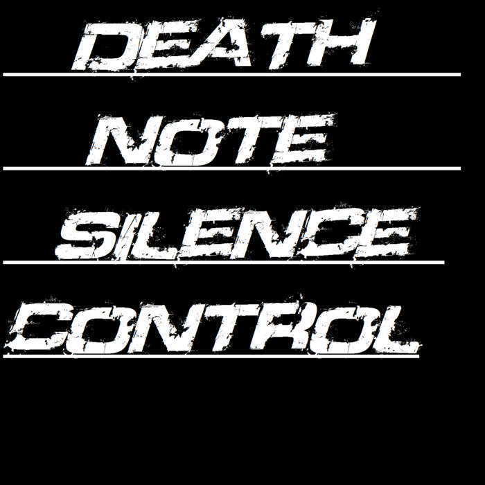 DEATH NOTE SILENCE - Control cover 