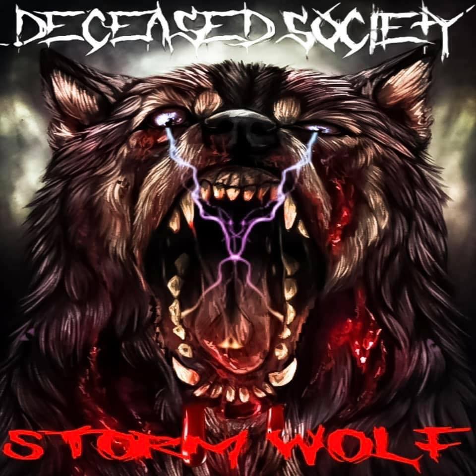 DECEASED SOCIETY - Storm Wolf cover 