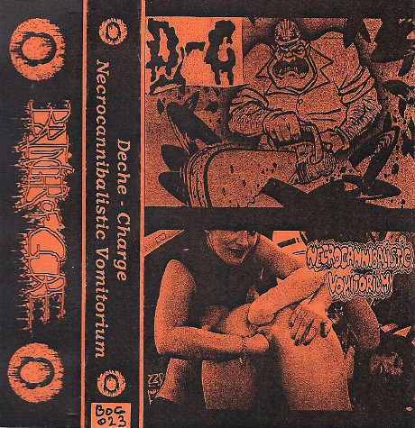 DECHE-CHARGE - Deche-Charge / Necrocannibalistic Vomitorium cover 