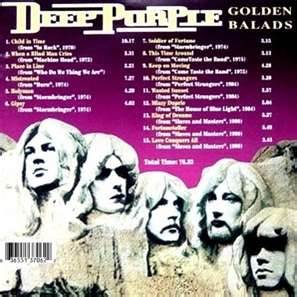 DEEP PURPLE - Golden Ballads cover 
