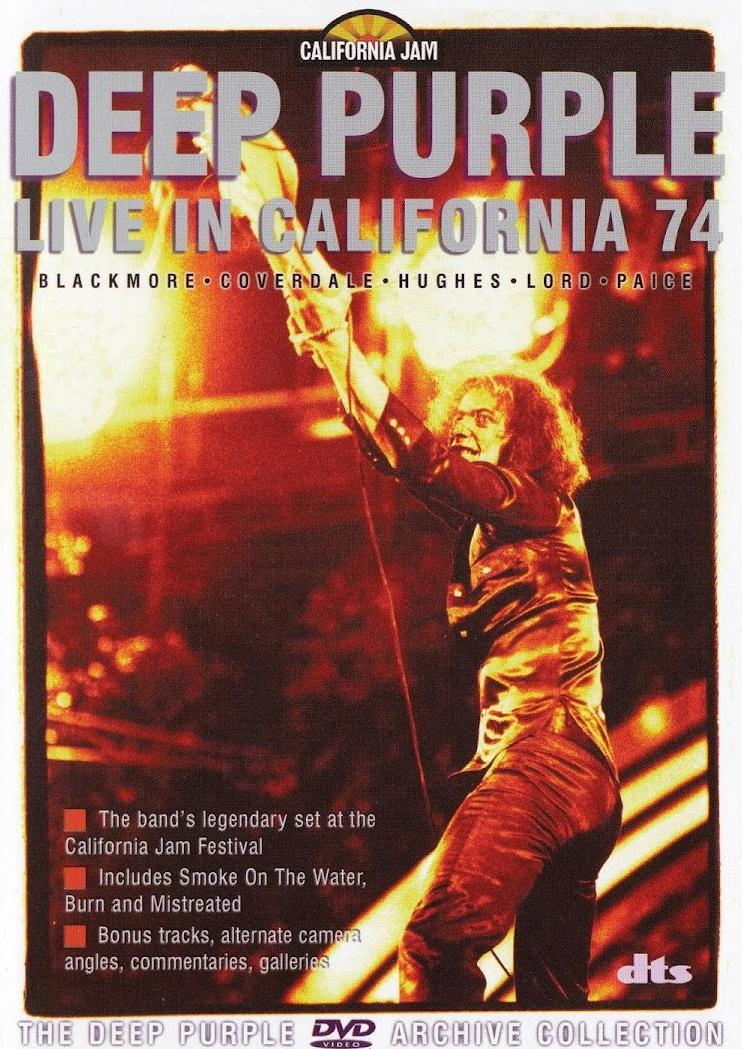 DEEP PURPLE - Live In California 74 cover 