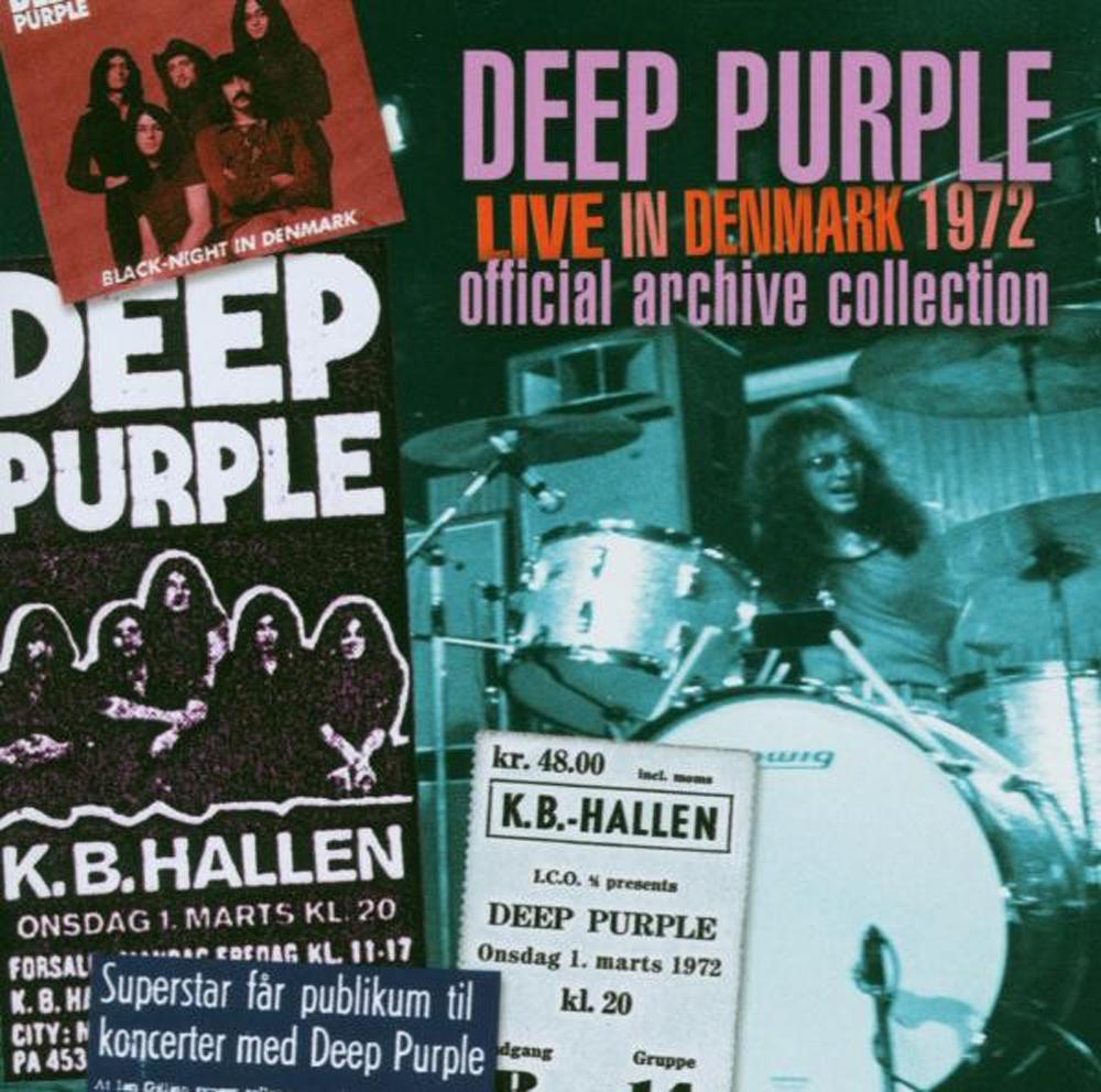 DEEP PURPLE - Live In Denmark 1972 cover 
