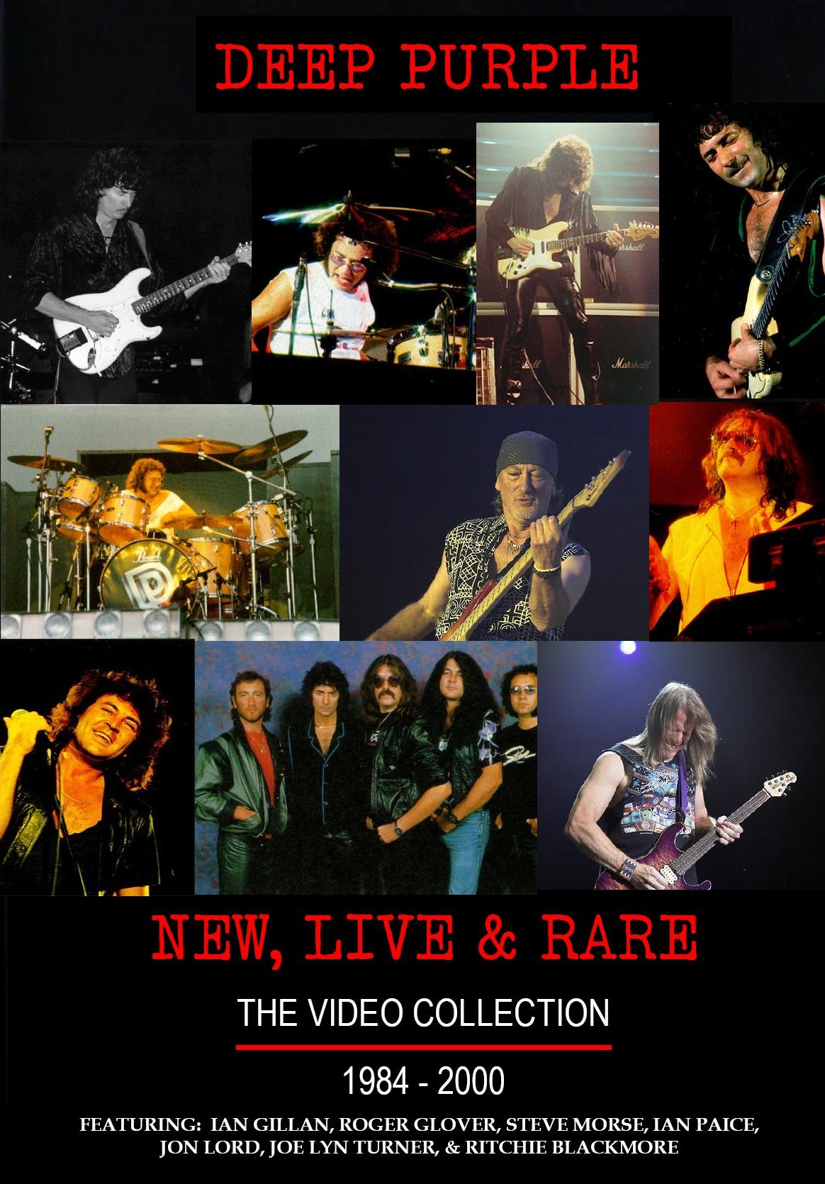 DEEP PURPLE - New, Live And Rare: The Video Collection 1984-2000 cover 