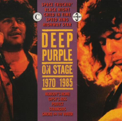 DEEP PURPLE - On Stage 1970-1985 cover 