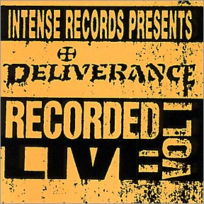 DELIVERANCE - Intense Live Series, Volume 1 cover 