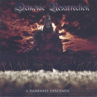 DEMONIC RESURRECTION - A Darkness Descends cover 