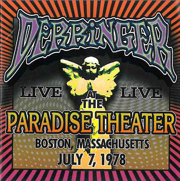 DERRINGER - Live At The Paradise Theater, Boston Massaschussetts, July 7, 1978 cover 