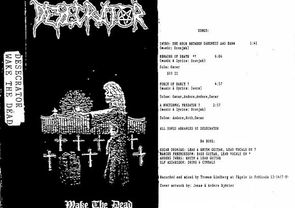 DESECRATOR - Wake the Dead cover 
