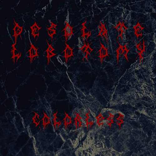 DESOLATE LOBOTOMY - Colorless cover 