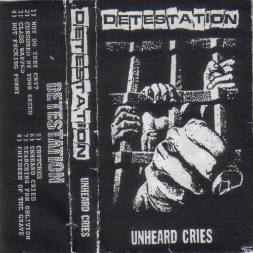 DETESTATION (OR) - Unheard Cries cover 