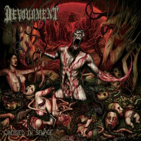 DEVOURMENT - Conceived in Sewage cover 