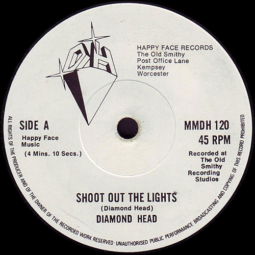 DIAMOND HEAD - Shoot Out The Lights cover 