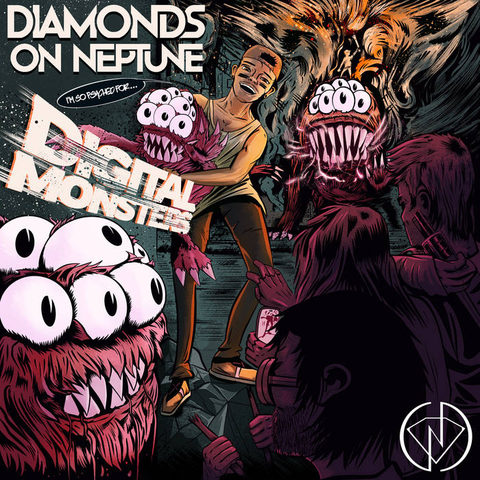 DIAMONDS ON NEPTUNE - I'm So Psyched For The Return Of Digital Monsters cover 