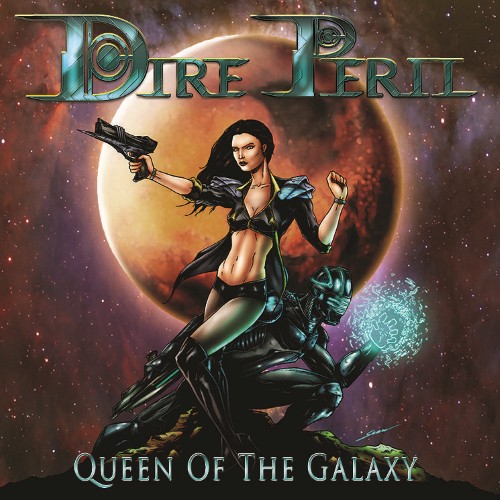 DIRE PERIL - Queen of the Galaxy cover 
