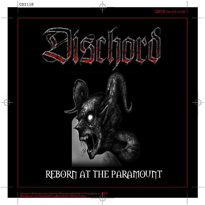 DISCHORD - Reborn at the Paramount cover 