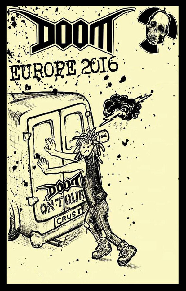 DOOM - Europe 2016 cover 